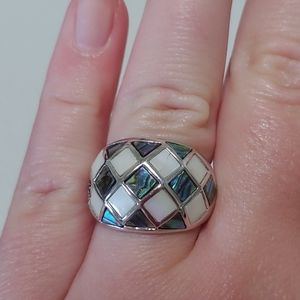 Lia Sophia Checkmate Ring Size 10